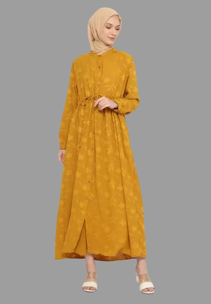 Gamis Kuning Cocok dengan Jilbab Warna Apa?