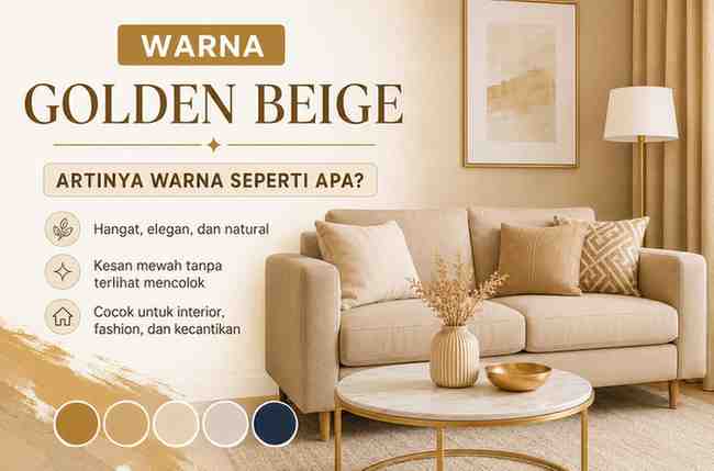 Golden Beige Artinya Warna Seperti Apa