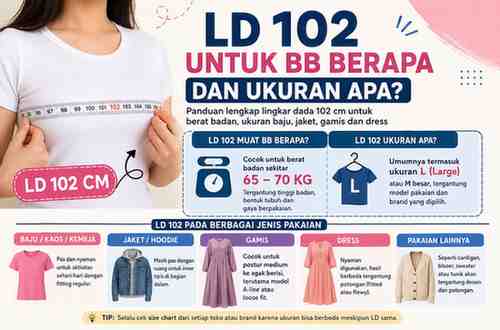 LD 102 Untuk BB Berapa dan Ukuran Apa