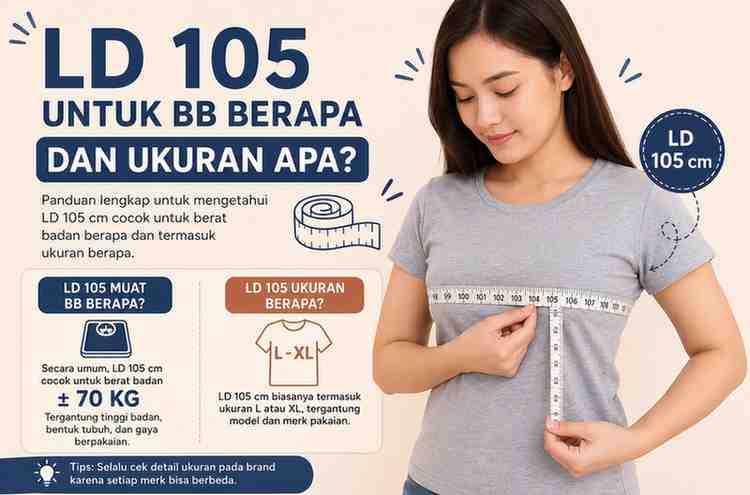 LD 105 Untuk BB Berapa dan Ukuran Apa