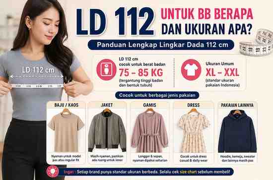 LD 112 Untuk BB Berapa dan Ukuran Apa