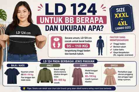 LD 124 Untuk BB Berapa untuk Pria & Wanita