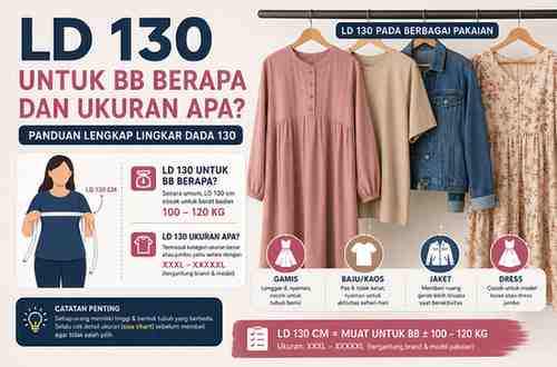 LD 130 untuk BB Berapa