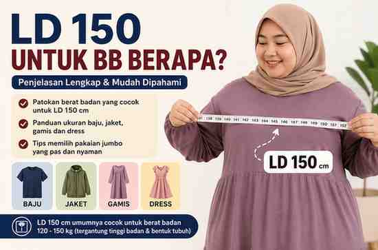 LD 150 untuk Berat Badan (BB) Berapa