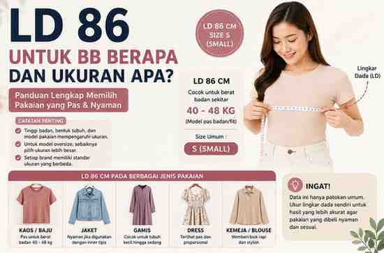 LD 86 Untuk Berat Badan (BB) Berapa