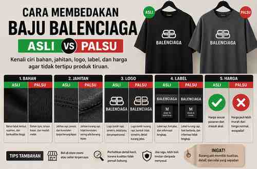Cara Membedakan Baju Balenciaga Asli dan Palsu
