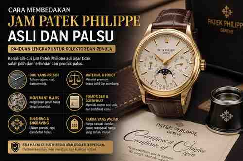 Cara Membedakan Jam Patek Philippe Asli dan Palsu