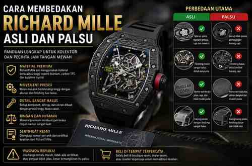Cara Membedakan Richard Mille Asli dan Palsu dengan Mudah