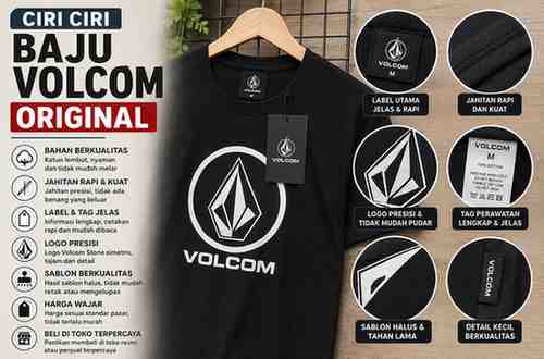 Ciri-Ciri Baju Volcom Original yang Harus Diketahui