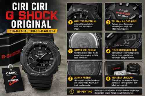 Ciri Ciri G Shock Original