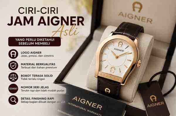 Ciri-Ciri Jam Aigner Asli