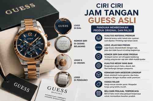 Ciri Ciri Jam Tangan Guess Asli dan PalsuCiri Ciri Jam Tangan Guess Asli dan Palsu