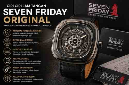 Ciri Ciri Jam Tangan Seven Friday Original