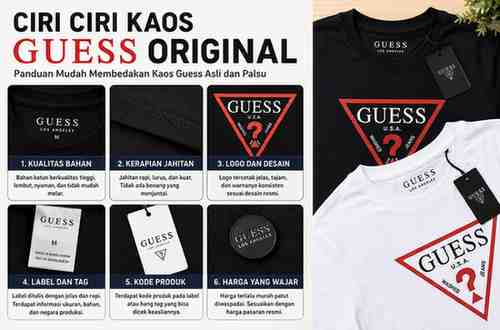 Ciri Ciri Kaos Guess Original dan KW