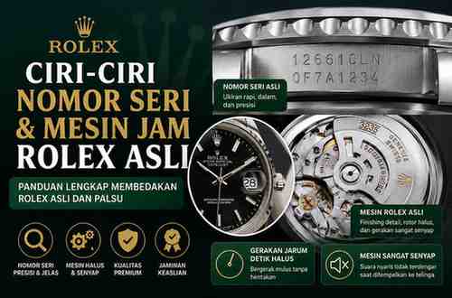 Ciri-Ciri Nomor Seri dan Mesin Jam Rolex Asli