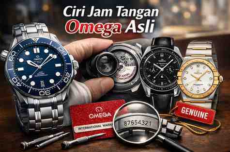 Ciri Jam Tangan Omega Asli dan Palsu