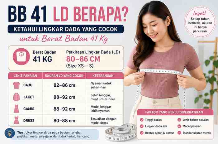 BB 41 KG LD Berapa