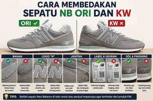 Cara Membedakan Sepatu NB Ori dan KW