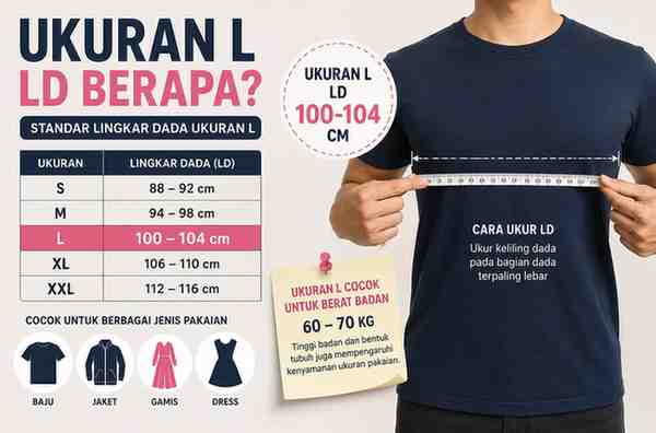 Ukuran L LD Berapa