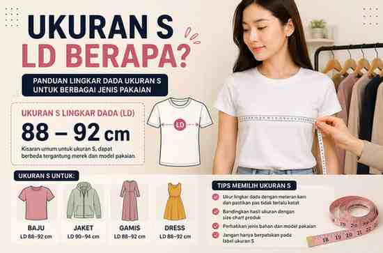 Ukuran S LD Berapa